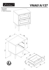 finori VNA61A/137 Instrucciones De Montaje