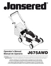 Jonsered J675AWD Manual De Operario