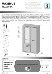 Forte MAXIMUS MDXV53R Instrucciones De Montaje