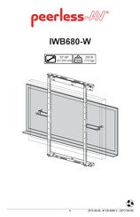 peerless-AV IWB680-W Instrucciones De Montaje