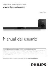 Philips HTL2153B Manual Del Usuario