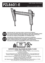 AVF PZL8601-E Manual De Instrucciones