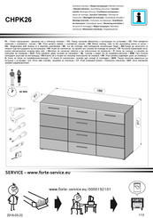 Forte CHPK26 Instrucciones De Montaje