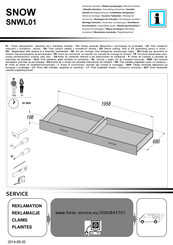 Forte SNOW SNWL01 Instrucciones De Montaje