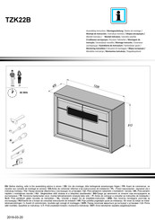 Forte TIZIANO TZK22B Instrucciones De Montaje