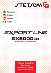 StetSom EXPORT EX5000EQ Manual De Usuario