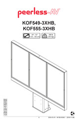 peerless-AV KOF555-3XHB Manual De Instrucciones