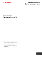 Toshiba RBC-AMSU51-ES Manual Del Propietário