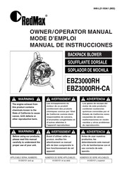 RedMax EBZ3000RH-CA Manual De Instrucciones