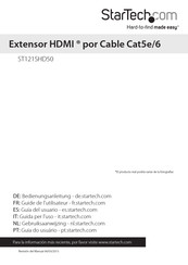 StarTech ST121SHD50 Guia Del Usuario