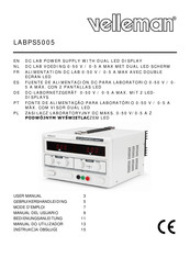 Velleman LABPS5005 Manual Del Usuario