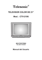 Telesonic CTV-2106 Manual Del Usuario