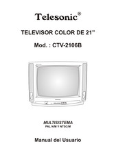 Telesonic CTV-2106B Manual Del Usuario