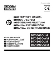 ZENOAH KOMATSU BC4500DLM Manual De Instrucciones