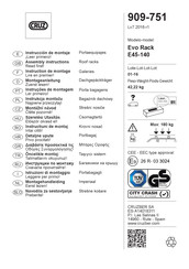 CRUZ Evo Rack E45-140 Instrucción De Montaje