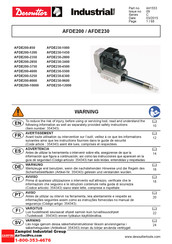 Desoutter AFDE230-12000 Instrucciones Originales