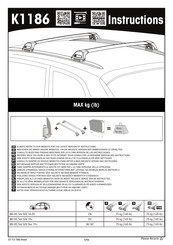 Yakima K1186 Manual Del Usuario