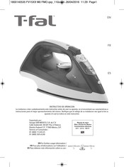 T-Fal FV15 Serie Instrucciones De Operación