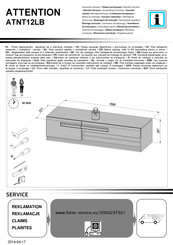 Forte ATTENTION ATNT12LB Instrucciones De Montaje