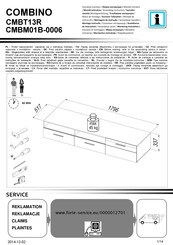 Forte COMBINO CMBT13R Manual De Instrucciones