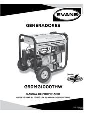 Thunder Evans G60MG1000THW Manual De Propietario