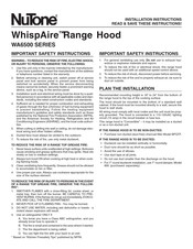 NuTone WhispAire WA6500 Serie Instrucciones De Instalación