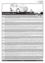 ECS Electronics FR-054-DL Instrucciones De Montaje