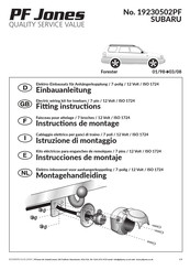 PF Jones 19230502PF Instrucciones De Montaje