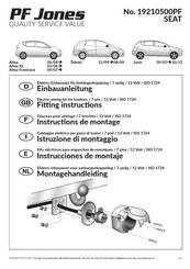 PF Jones 19210500PF Instrucciones De Montaje