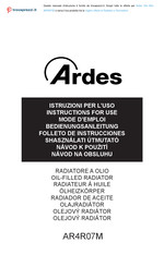 ARDES AR4R07M Folleto De Instrucciones