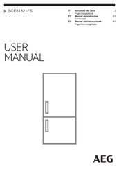 AEG SCE81821FS Manual De Instrucciones