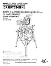 Craftsman 315.212380 Manual Del Operador