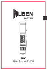 WUBEN E01 Manual Del Usuario