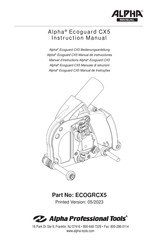 Alpha Professional Tools ECOGRCX5 Manual De Instrucciones