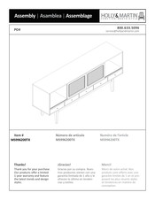 HOLLY & MARTIN MS996200TX Instrucciones De Montaje