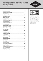 MESTO 3275PP Instrucciones De Uso