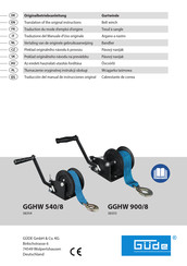 Gude GGHW 540/8 Traduccion Del Manual De Instrucciones Originale