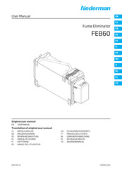 Nederman FE860 Manual Del Usuario