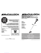 McCulloch MT333707 Manual Del Usuario