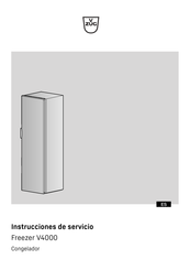 V-ZUG Freezer V4000 Instrucciones De Servicio