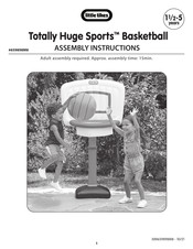 Little Tikes Totally Huge Sports Basketball Instrucciones De Montaje