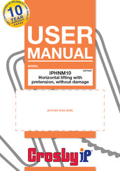 Crosby IP IPHNM10 Manual De Instrucciones