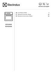 Electrolux EOF3H54X Manual De Instrucciones