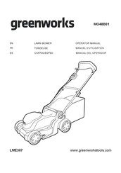 GreenWorks MO48B01 Manual Del Operador