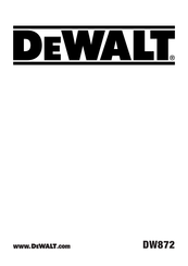DeWalt DW872 Traducido De Las Instrucciones Originales