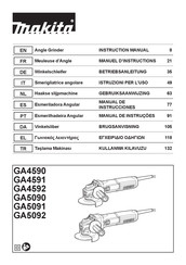 Makita GA5091 Manual De Instrucciones