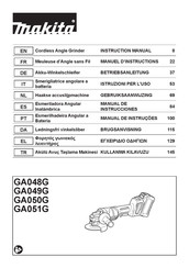 Makita GA051G Manual De Instrucciones