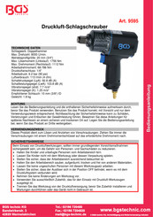 BGS technic 9595 Instrucciones De Uso