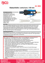 BGS technic 9656 Instrucciones De Uso