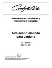 COMFORT-AIRE CD-81R01 Manual De Instrucciones Y Manual De Instalación